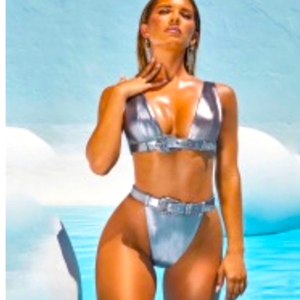 Brand new metallic size large swim